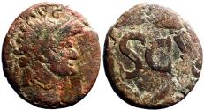 Ancient Coins - Domitian AE24 Seleucis & Pieria, Syria.  SC in wreath
