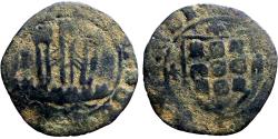 World Coins - Portugal, Afonso V AE20 Ceitil. Castle / Shield