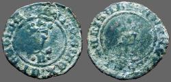 World Coins - Fernando V & Isabella, 18mm billon Blanca