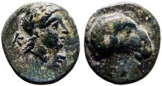 Ancient Coins - Troas, Kebren AE9.5 Ram / Apollo