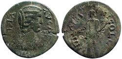 Ancient Coins - Julia Domna AE22 Pisidia, Antioch. Tyche