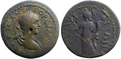 Ancient Coins - Gordian III AE26 Cilicia, Lyrbe. Tyche