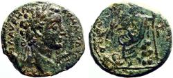 Ancient Coins - Commodus AE21 Syria, Cyrrhus. Zeus