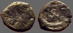 Ancient Coins - Anastasius I AE4 Nummus.  Monogram.  Constantinople
