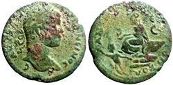 Ancient Coins - Elagabalus AE30.5 Octassarion. Seleucis and Pieria. Antioch. Tyche of Antioch
