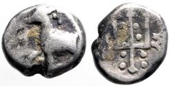 Ancient Coins - Thrace, Byzantion AR10.51 Hemidrachm