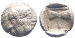 Ancient Coins - Islands of Troas, Tenedos AR8 Hemiobol
