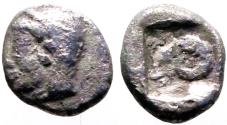 Ancient Coins - Kebren, Troas AR9 Diobol