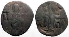 Ancient Coins - Anonymous Class C AE27 Follis. Attributed to Michael IV