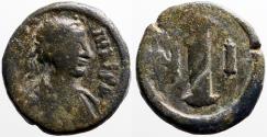 Ancient Coins - Justinian I AE16 Decanummium. Nikomedia