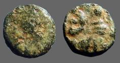 Ancient Coins - Justin I AE pentanummium, Tyche on Antioch seated in shrine   SB#111 Mint of Antioch. 