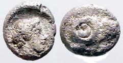 Ancient Coins - Troas, Kebren AR5 Tetartemorion. Apollo / Ram