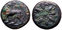 Ancient Coins - Ionia, Miletos AE12 Lion / Star