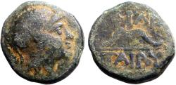 Ancient Coins - Mysia, Parion. Philetairos AE13 Athena / Bow