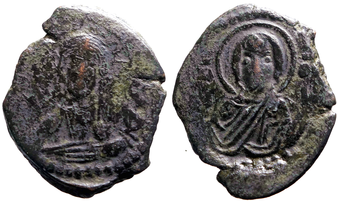 Anonymous AE27 Follis. Class G attributed to Romanus IV | Byzantine Coins