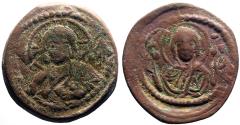 Ancient Coins - Anonymous AE29 Follis.  Class G attributed to  Romanus IV