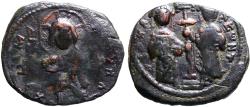 Ancient Coins - Constantine X and Eudocia AE26 Follis