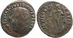 Ancient Coins - Licinius I AE22 Follis. Jupiter