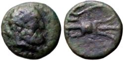 Ancient Coins - Pisidia, Selge AE13 Herakles & club / Thunderbolt & bow