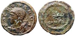 Ancient Coins - Constantine era Comemerative AE14 Genius / Star in wreath