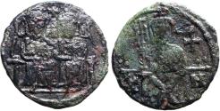 Ancient Coins - Constantine V Copronymus, Leo IV & Leo III AE20 Follis