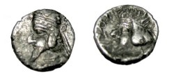 Ancient Coins - Persis Manucuthr II 1st - 2nd Century AD AR Obol R! Compare to S# 5963