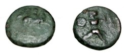 Ancient Coins - Thessaly Pelinna AE 13 400-344 BC S-2166