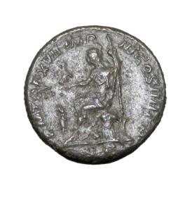 Ancient Coins - Roman Imperial Caracalla 193-211 AD  AE As 12.19 gm    Head Right Roma Std L
