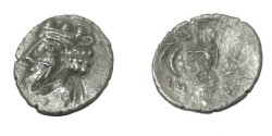 Ancient Coins - Persis Namopat 1st Century AD AR Obol S# 5939