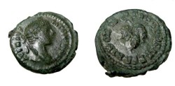 Ancient Coins - Elagabalus AE17 Nicoplis Moesia Inferior Moushmov 1395