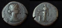 Ancient Coins - Lucilla AE Sestertius