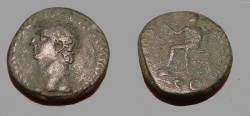 Ancient Coins - Claudius AE Dupondius 41-54 AD