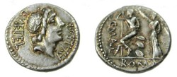 Ancient Coins - L. Caecilius Metellus. 96 BC. AR Denarius