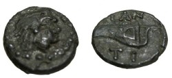 Ancient Coins - Black Sea Pantikapaion 3rd - 2nd Cent BC AE15 S-1707