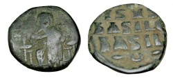 Ancient Coins - Anonymous 11th Century AE Follis S-1836