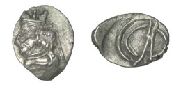 Ancient Coins - Persis Uncertain Kings 1st  Century AD AR Hemi-drachm Alram 613;  Mac 7486 T5