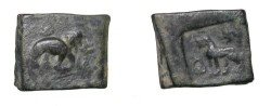 Ancient Coins - Northern India Indo-Greek Period Pushkalavati