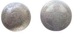 World Coins - Great Britain  George II Half Crown 1746 Lima  km584.1