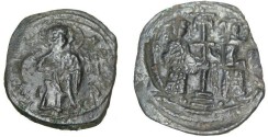 Ancient Coins - Constantine X 1059-1067AD Constantinople AE Follis