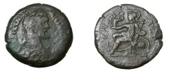 Ancient Coins - Antoniinius Pius Roman Egypt AE Drachm Roma Std L