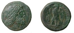 Ancient Coins - Ptoloemy II 285-246BC AE 28 15.96gm AE Obol SG-7779v