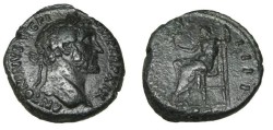 Ancient Coins - Antoninus Pius AE As COS III RIC 954a C-195