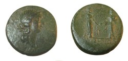 Ancient Coins - PONTUS, Amisos. Time of Augustus. Æ 24mm (12.91 gm). Diademed female