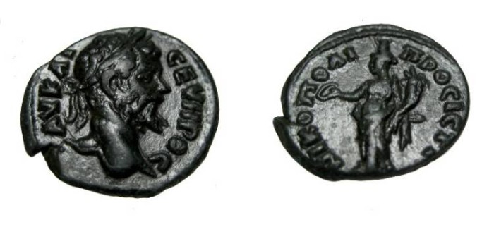 Ancient Coins - Septimus Severus AE17 Nicoplis Moesia Inferior Pick 1398