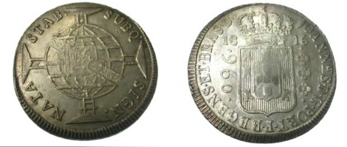 World Coins - 1816 Brazil 960 Reis