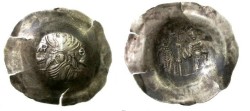 Ancient Coins - MANUEL I. 1143-1180. EL Aspron Trachy.