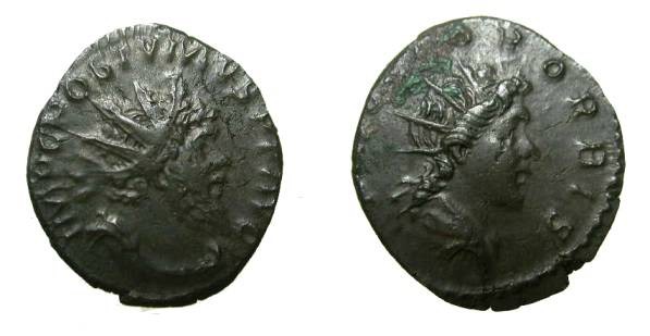 Ancient Coins - POSTUMUS. 260-269 AD. Antoninianus Struck 269 AD. Trier mint.