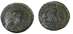 Ancient Coins - Valentinianus AE2 384-408 AD Gloria Romanorvm RIC 59b