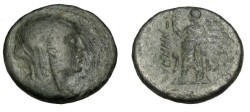Ancient Coins - Phoenicia Berenice II AE23 Wife of Ptolemy III Svor 1086 Forrer 51