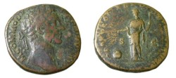 Ancient Coins - Commodus 177-192 AD AE Sestertius